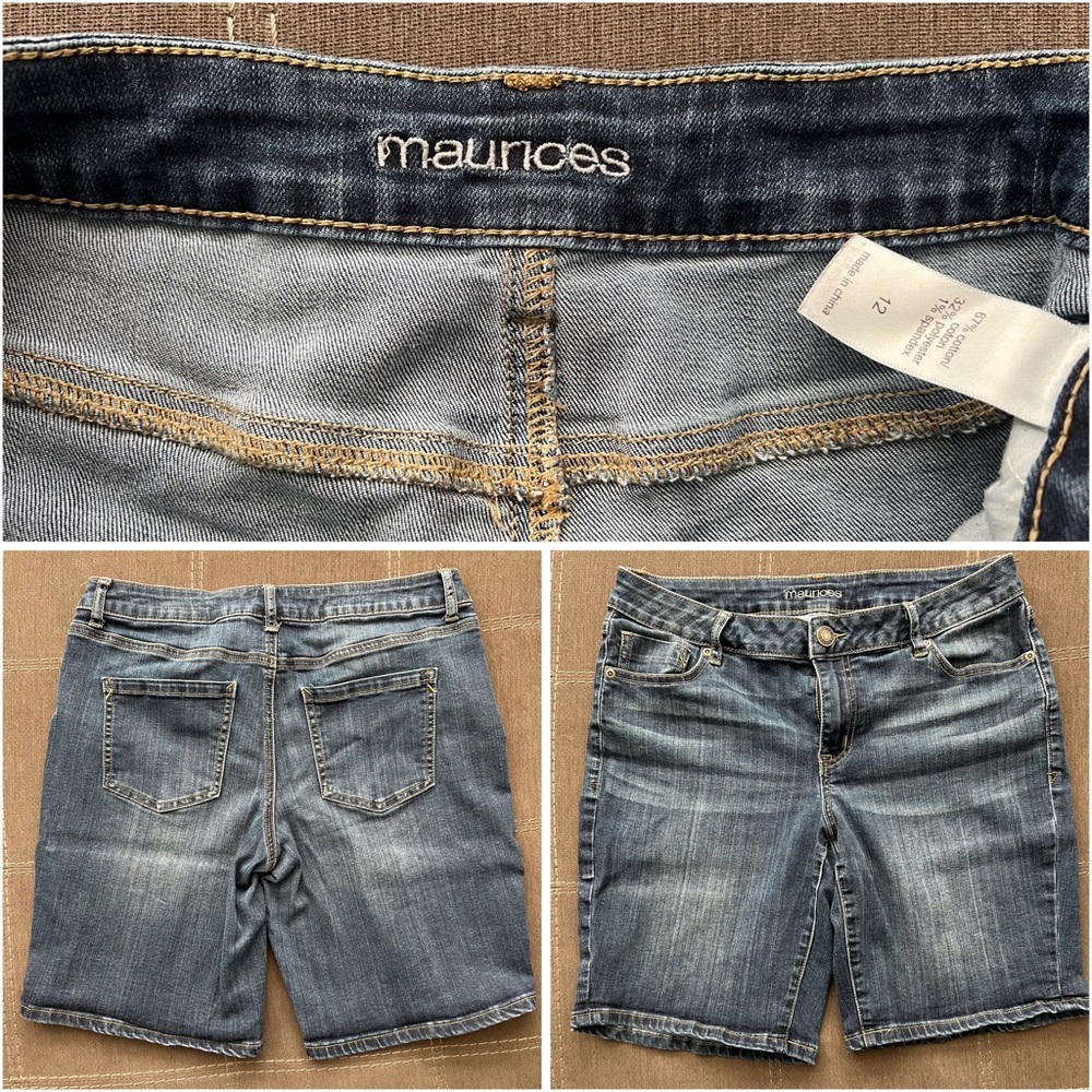 Denim shorts